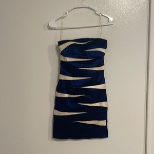 Daisy blue evening dress
